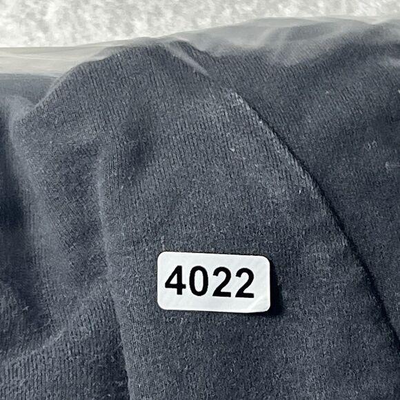 Lululemon Sweatshirt Womens 8 Black Scuba OversiiòFunnel Neck Logo Half Zip - Picture 12 of 12